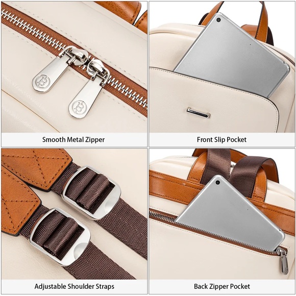 Bostanten Leather BackPack - Picture 3 of 8